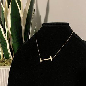 Sideways Initial Necklace (I)